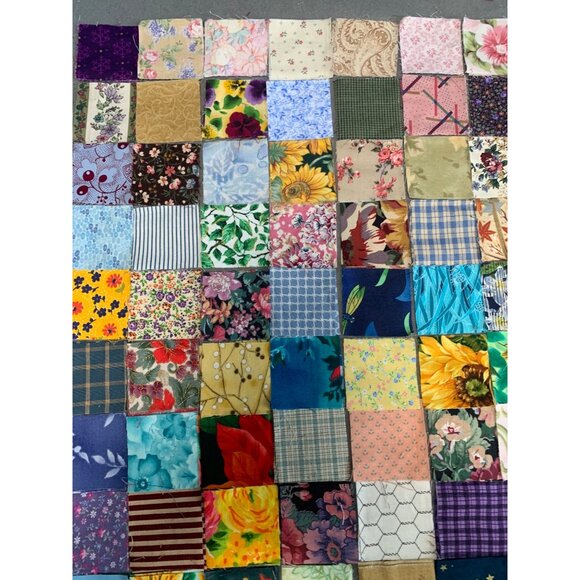 200 Floral 2" Precut Cotton Fabric Squares Bundle Quilting Craft Sewing - Picture 5 of 11